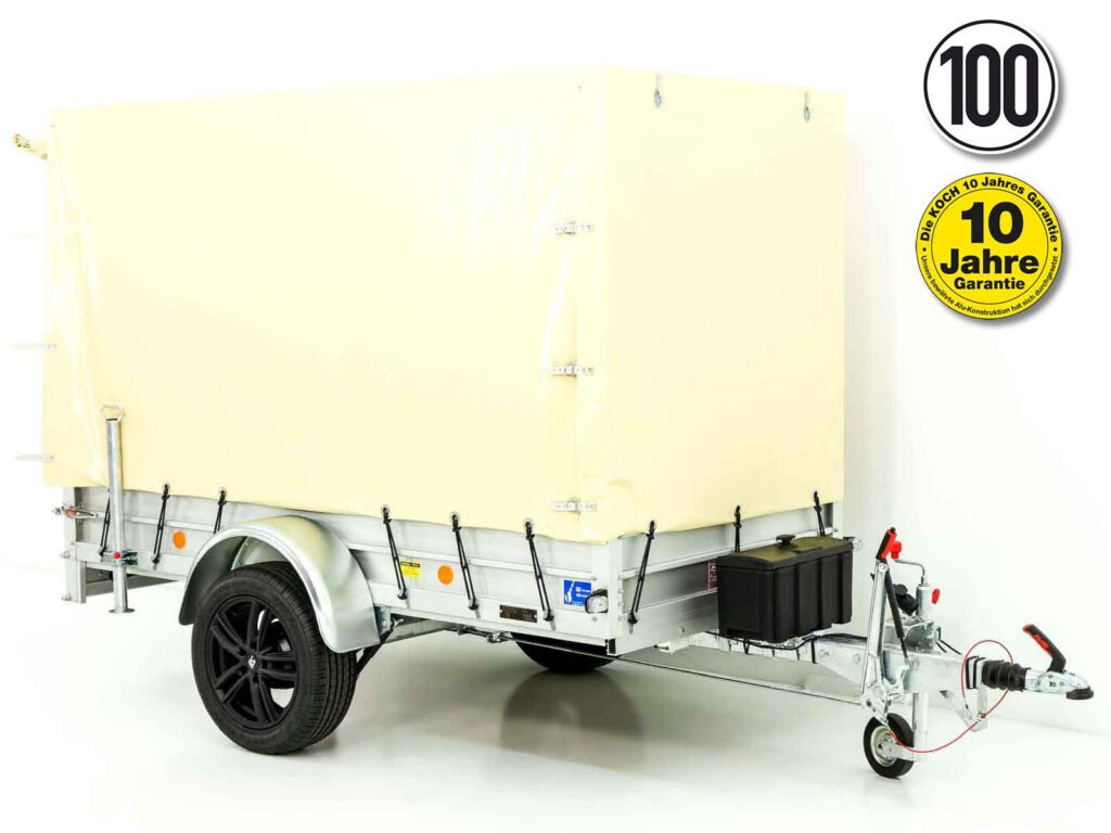 ‚-Anhänger „Edition 35“ Hochplane 160cm 125x250cm 1300kg | Typ 4.13 | Elfenbein Beige-Neu