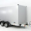 Vezeko Koffer-Absenkanhänger 157x344cm Höhe: 190cm 2,7t | Silber-Neu