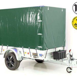 ‚-Anhänger „Edition 35“ 125x250cm 1300kg | Typ 4.13 | Hochplane 160cm – Grün-Neu