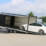 Vezeko Autotrailer Cargo Race Master 230×550 cm H210 cm 3,5t | E-Winde | silber-Neu