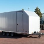 Vezeko Autotrailer Cargo Race Master 230×550 cm H210 cm 3,5t | E-Winde | silber-Neu