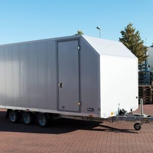 Vezeko Autotrailer Cargo Race Master 230×550 cm H210 cm 3,5t | E-Winde | silber-Neu