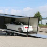 Vezeko Autotrailer Cargo Race Master 230×550 cm H210 cm 3,5t | E-Winde | silber-Neu