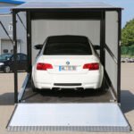 Vezeko Autotrailer Cargo Race Master 230×550 cm H210 cm 3,5t | E-Winde | silber-Neu