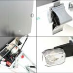 Vezeko Koffer-Absenkanhänger 157x344cm Höhe: 190cm 2,7t | Tür | E-Pumpe | Schwarz-Neu