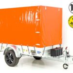 ‚-Anhänger „Edition 35“ 125x250cm 1300kg | Typ 4.13 | Hochplane 160cm – Orange-Neu