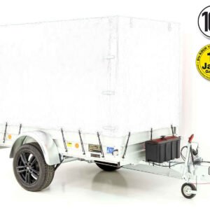 ‚-Anhänger „Edition 35“ 125x250cm 1300kg | Typ 4.13 | Hochplane 160cm – Weiß-Neu